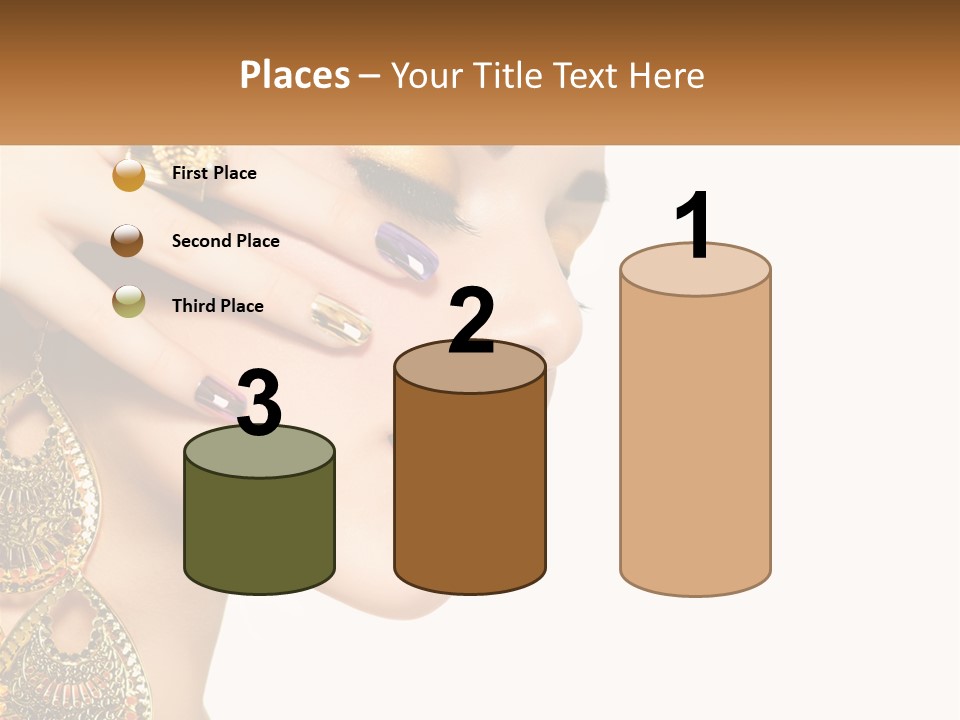 Girl's Make-Up PowerPoint Template