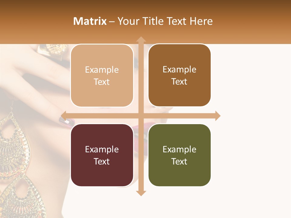 Girl's Make-Up PowerPoint Template