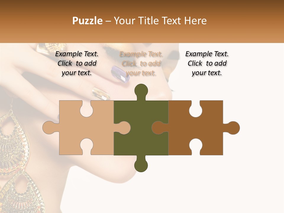 Girl's Make-Up PowerPoint Template