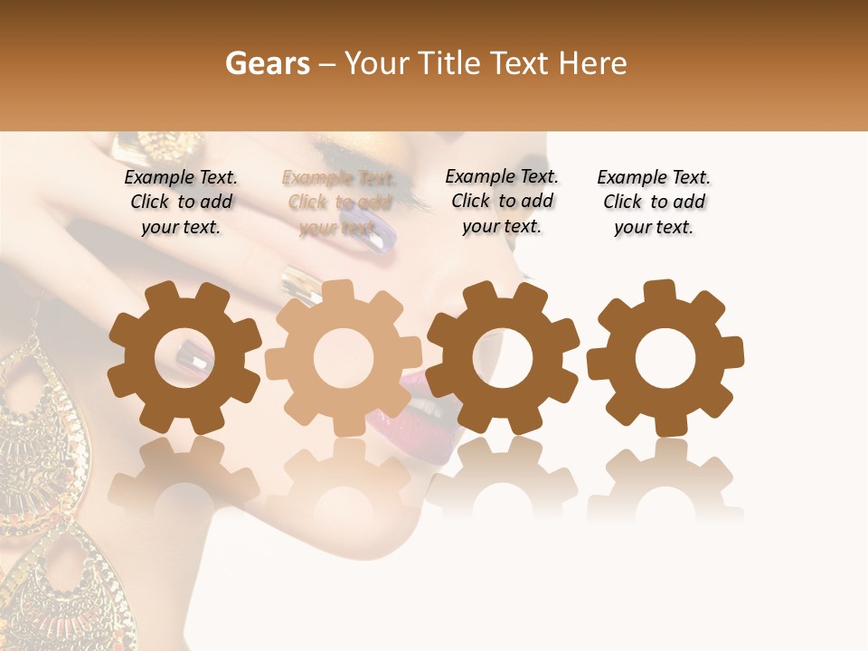 Girl's Make-Up PowerPoint Template