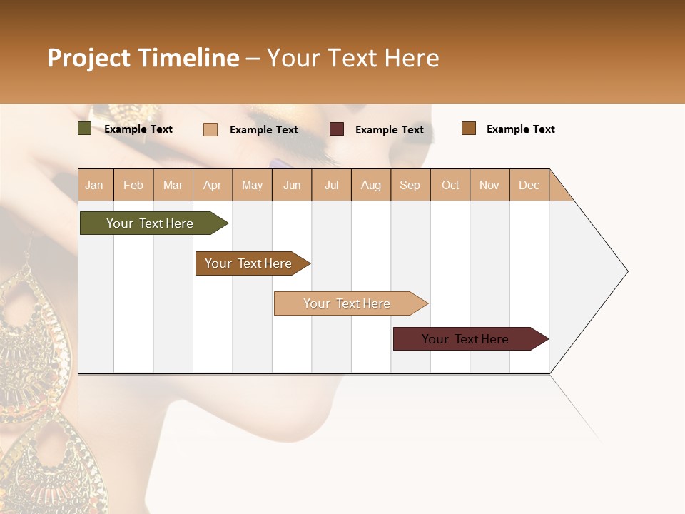 Girl's Make-Up PowerPoint Template