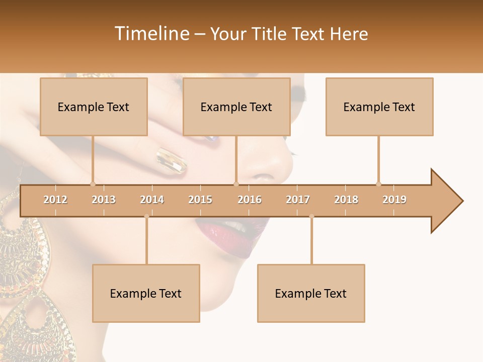 Girl's Make-Up PowerPoint Template