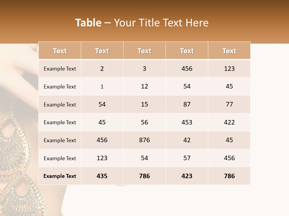 Girl's Make-Up PowerPoint Template