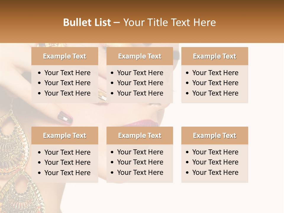 Girl's Make-Up PowerPoint Template