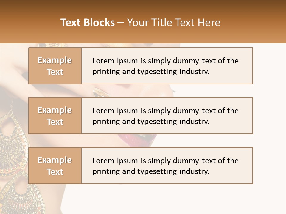 Girl's Make-Up PowerPoint Template