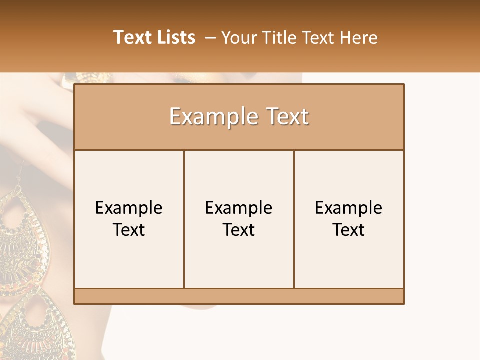 Girl's Make-Up PowerPoint Template