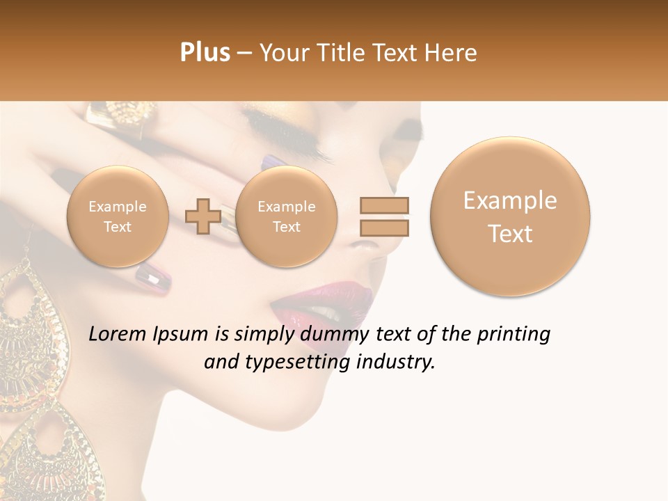 Girl's Make-Up PowerPoint Template