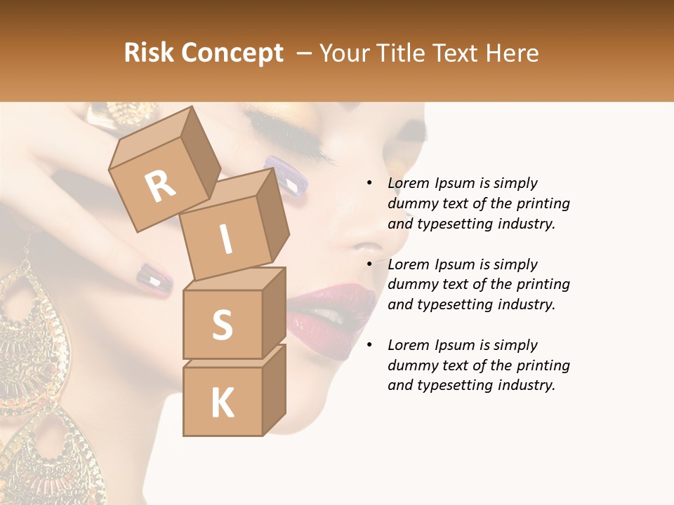 Girl's Make-Up PowerPoint Template