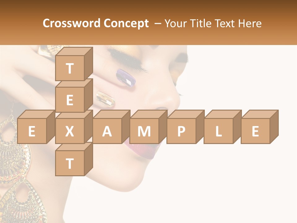 Girl's Make-Up PowerPoint Template