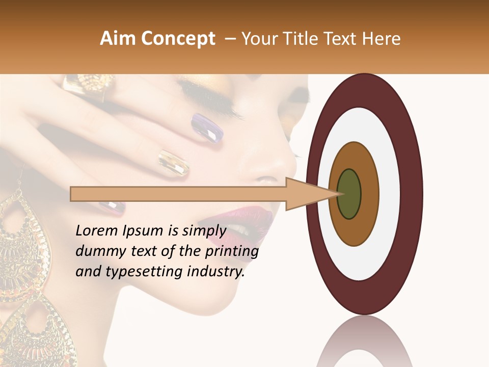 Girl's Make-Up PowerPoint Template