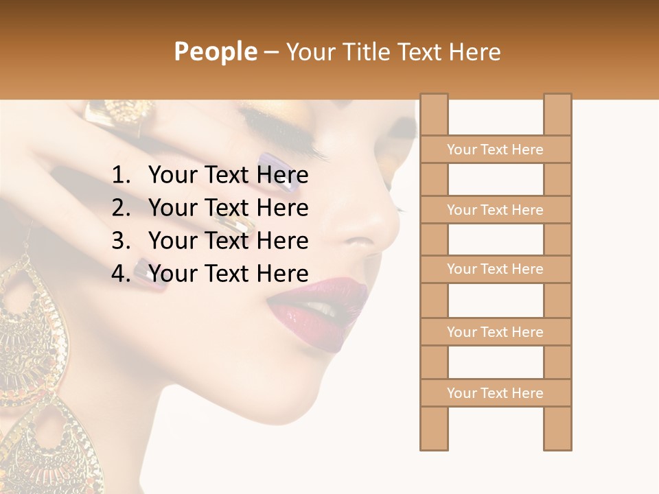 Girl's Make-Up PowerPoint Template