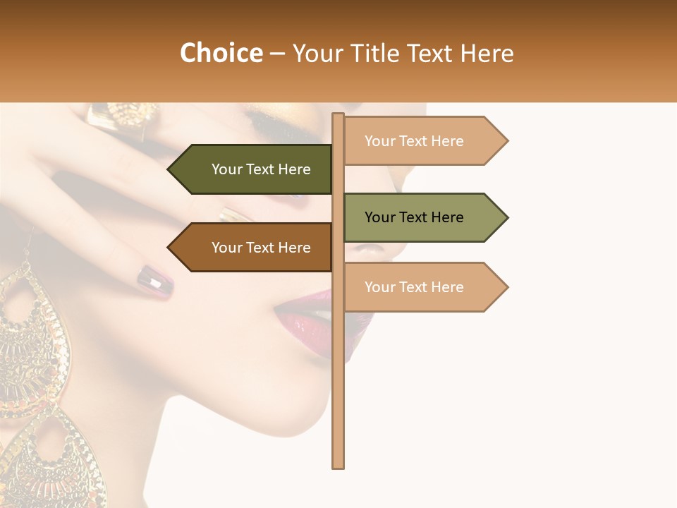 Girl's Make-Up PowerPoint Template