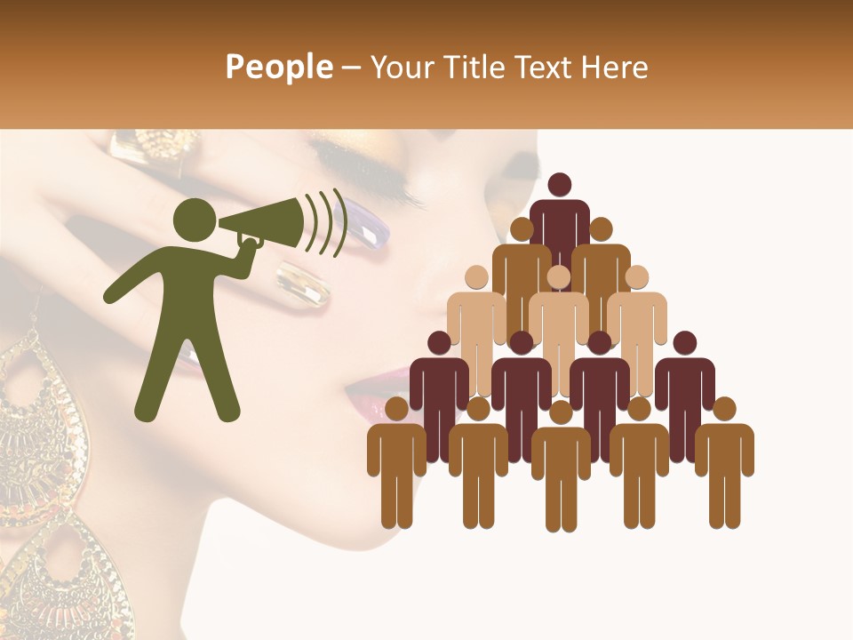 Girl's Make-Up PowerPoint Template