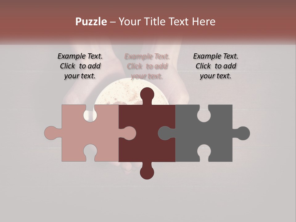 Heart On Coffee Foam In Female Hands PowerPoint Template