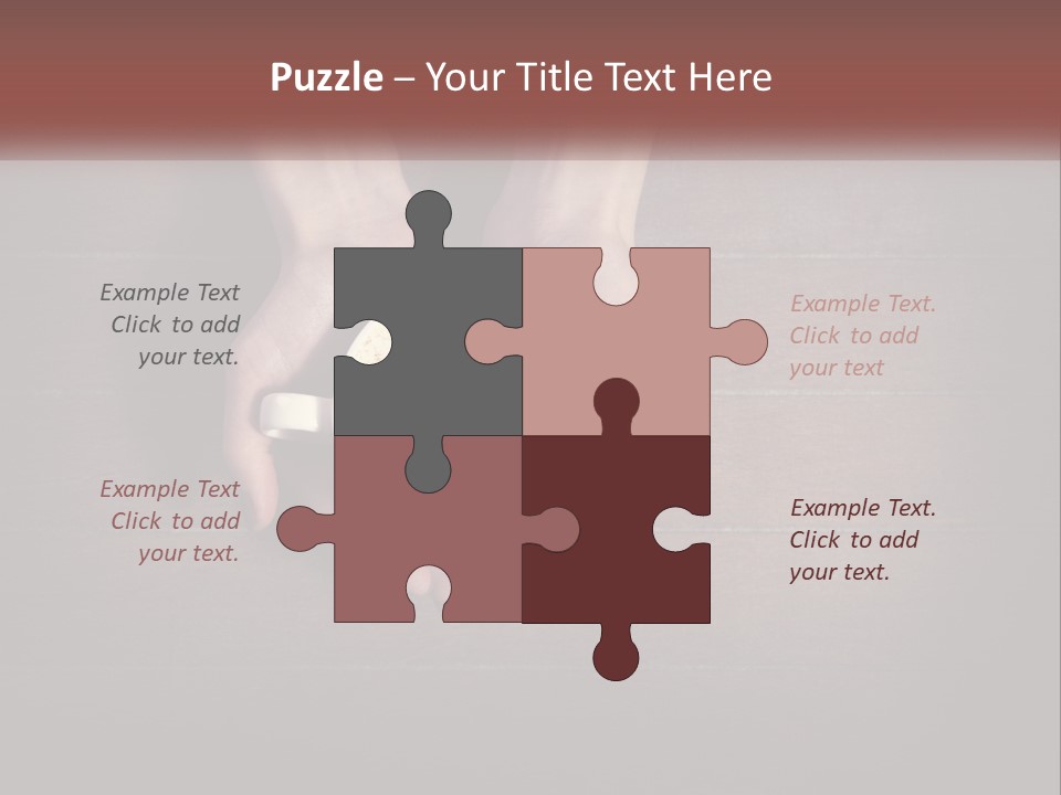 Heart On Coffee Foam In Female Hands PowerPoint Template