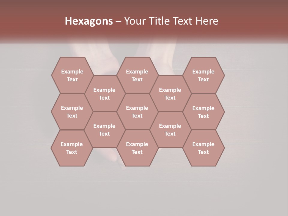 Heart On Coffee Foam In Female Hands PowerPoint Template