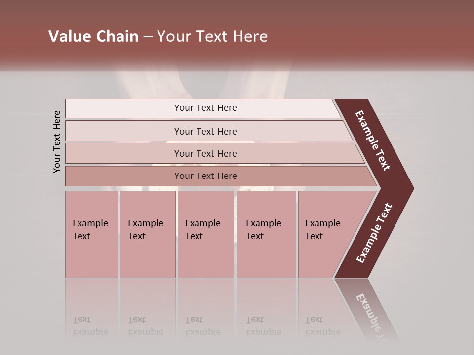 Heart On Coffee Foam In Female Hands PowerPoint Template