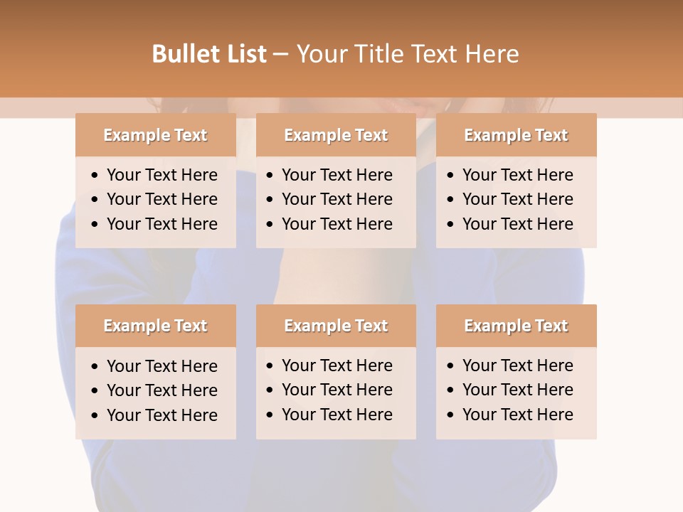 Headache In A Girl PowerPoint Template