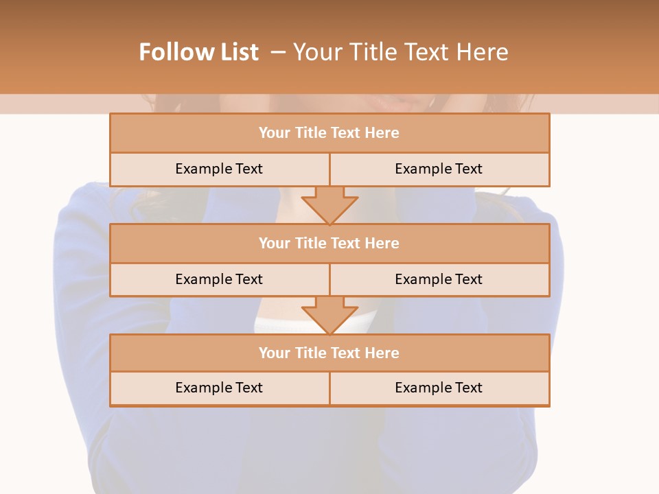 Headache In A Girl PowerPoint Template