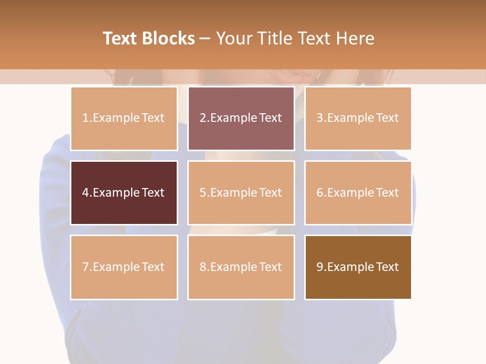 Headache In A Girl PowerPoint Template