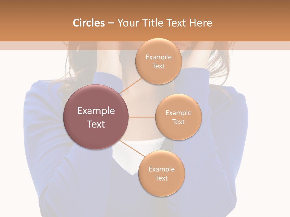 Headache In A Girl PowerPoint Template