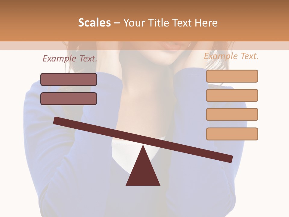 Headache In A Girl PowerPoint Template