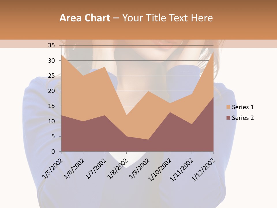 Headache In A Girl PowerPoint Template