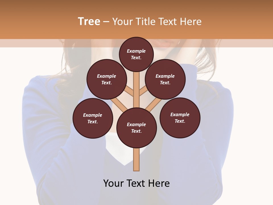 Headache In A Girl PowerPoint Template