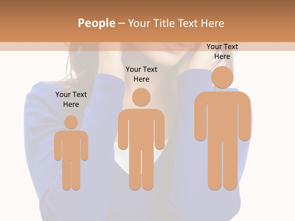 Headache In A Girl PowerPoint Template