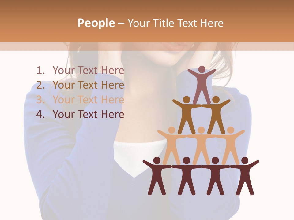 Headache In A Girl PowerPoint Template