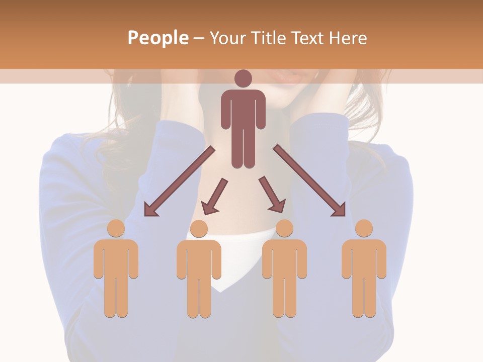 Headache In A Girl PowerPoint Template