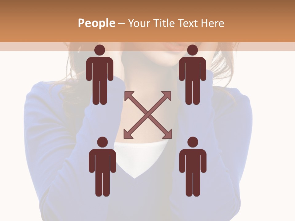 Headache In A Girl PowerPoint Template