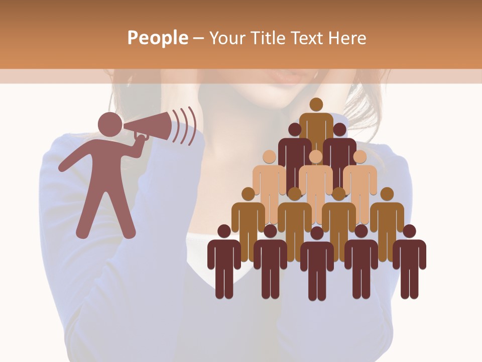 Headache In A Girl PowerPoint Template