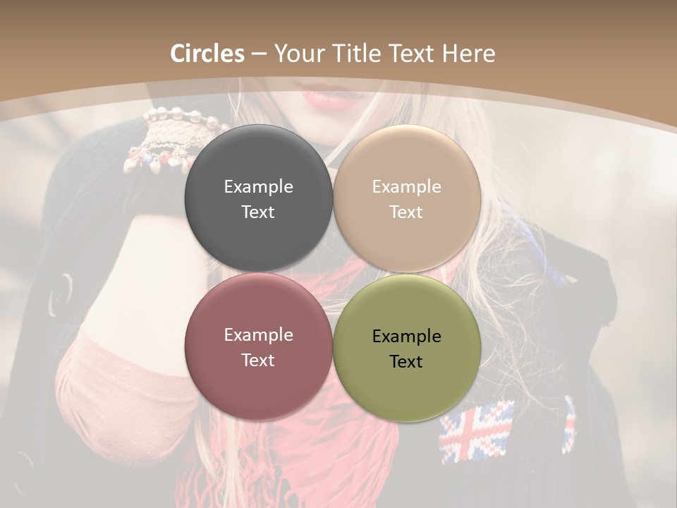 The Girl In The Hat PowerPoint Template