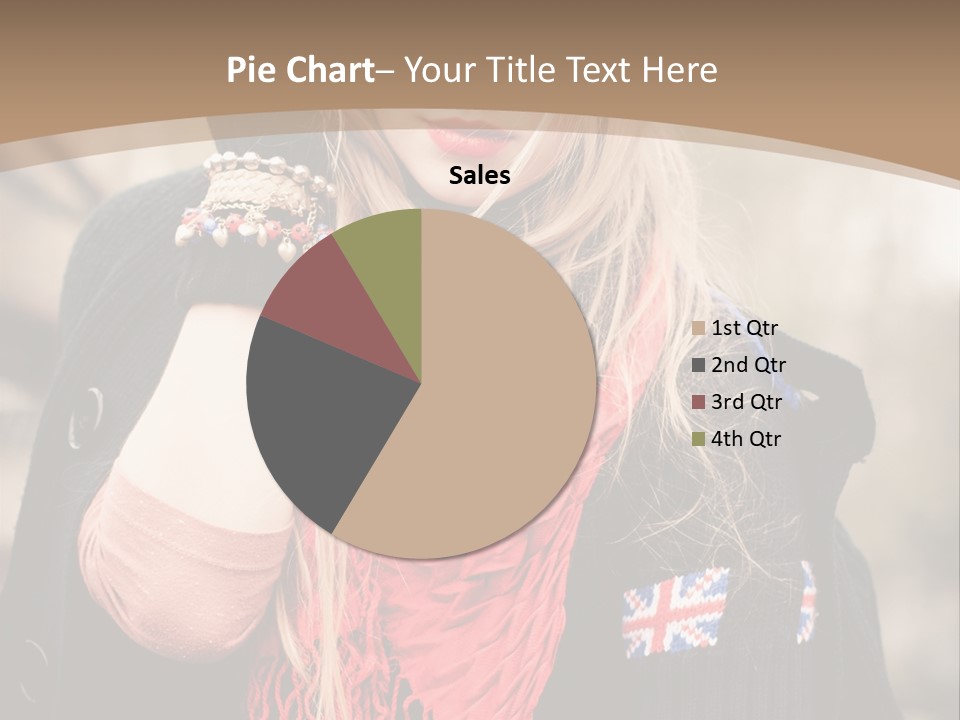 The Girl In The Hat PowerPoint Template