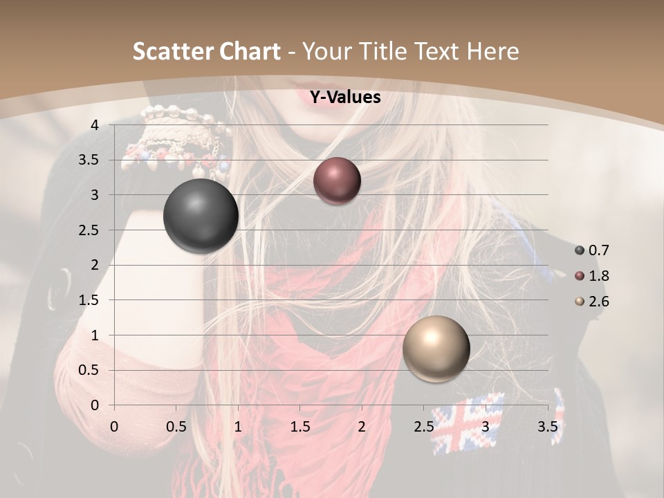 The Girl In The Hat PowerPoint Template