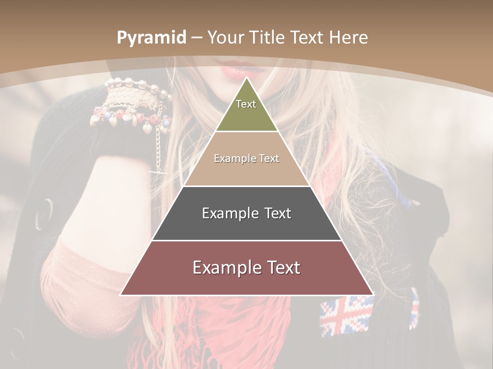 The Girl In The Hat PowerPoint Template