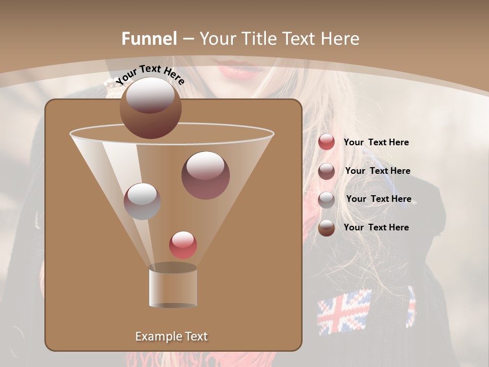 The Girl In The Hat PowerPoint Template