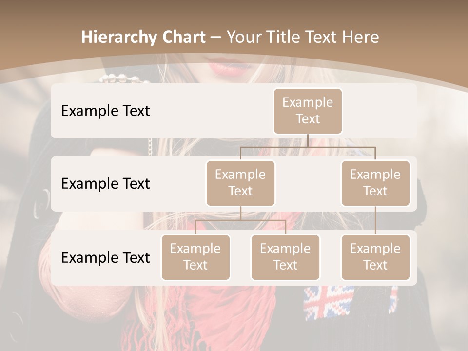 The Girl In The Hat PowerPoint Template