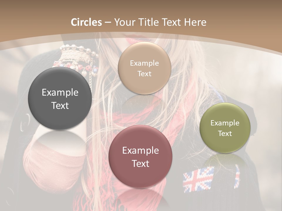 The Girl In The Hat PowerPoint Template