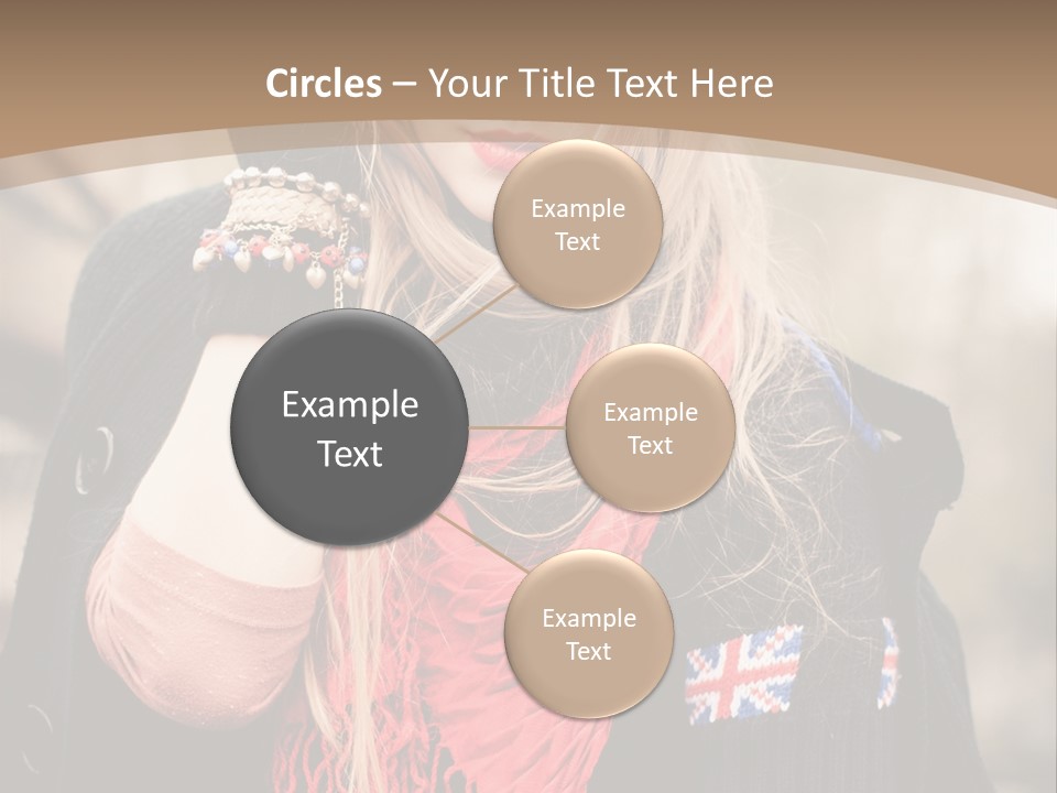 The Girl In The Hat PowerPoint Template