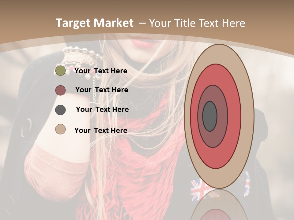 The Girl In The Hat PowerPoint Template