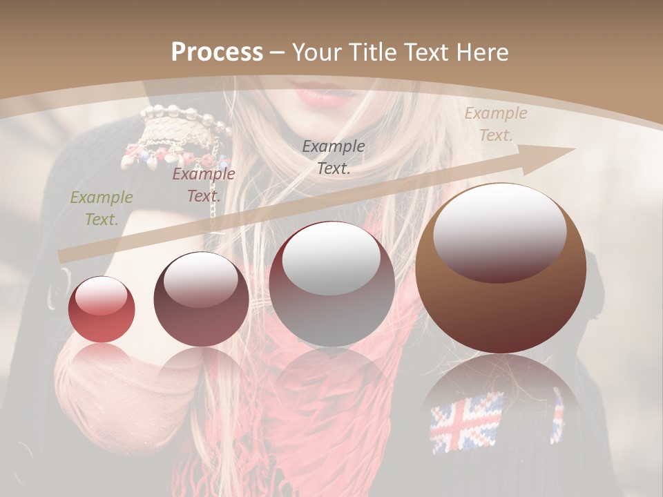 The Girl In The Hat PowerPoint Template