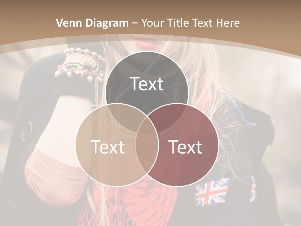 The Girl In The Hat PowerPoint Template