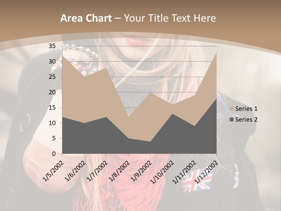 The Girl In The Hat PowerPoint Template