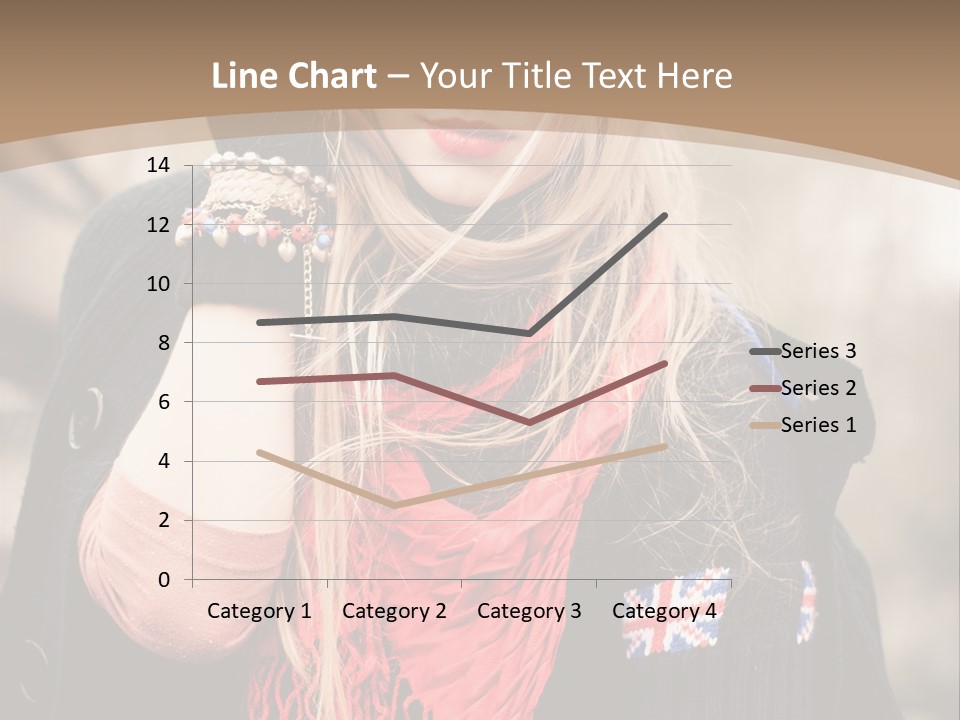 The Girl In The Hat PowerPoint Template