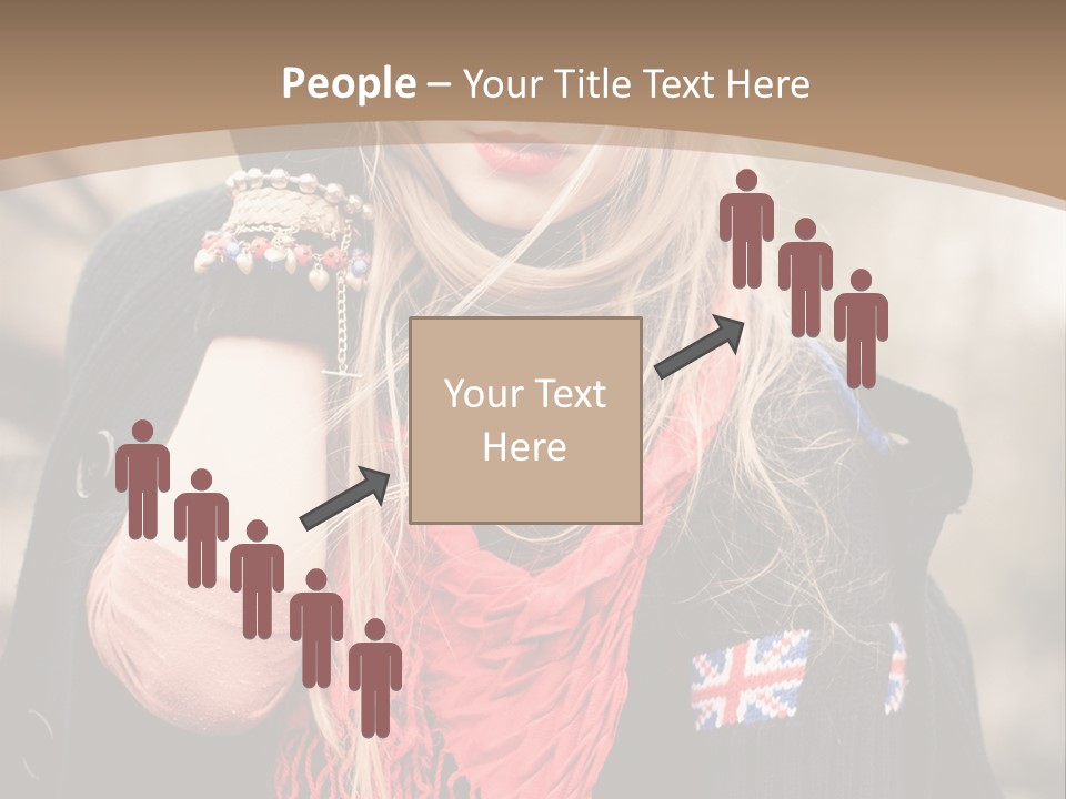 The Girl In The Hat PowerPoint Template