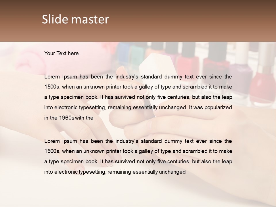 Manicure PowerPoint Template