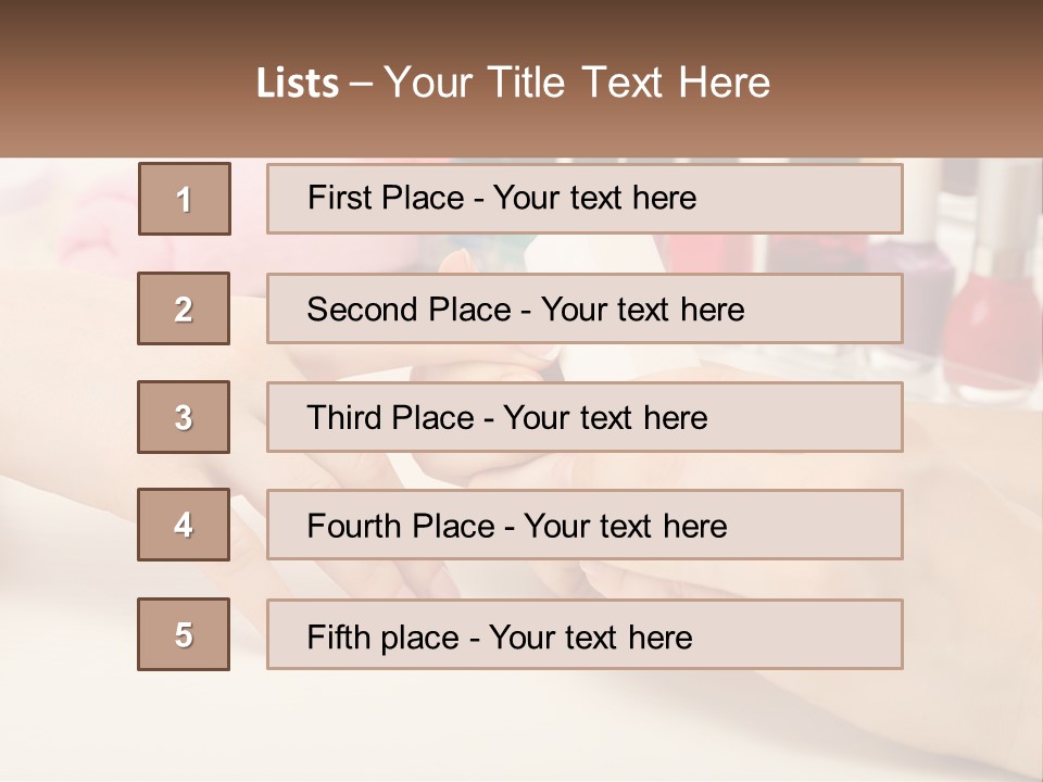 Manicure PowerPoint Template