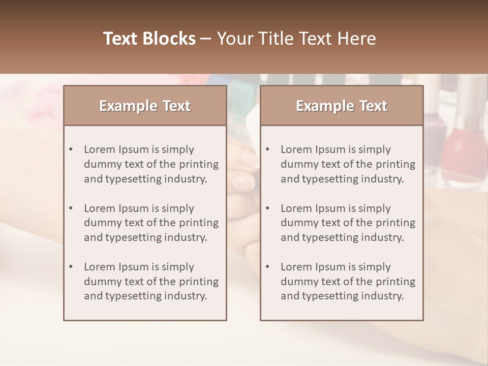 Manicure PowerPoint Template